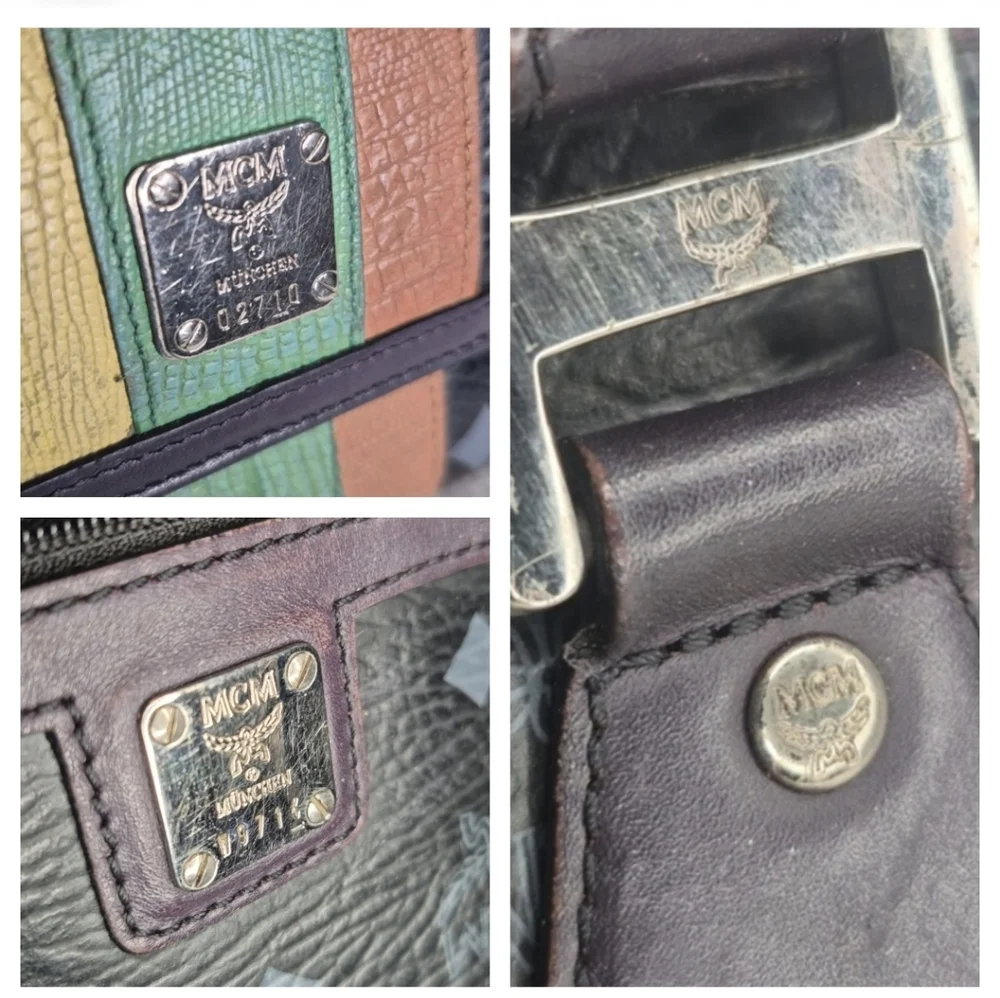 MCM Princess Lion Leather Tote Bag & Wallet - Picture 12 of 17